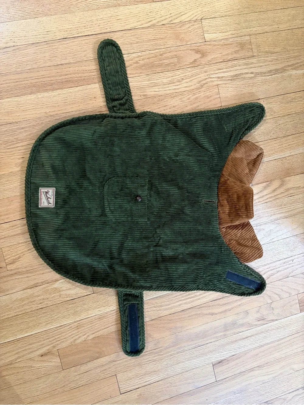 Woolrich Olive Green Corduroy Dog Coat